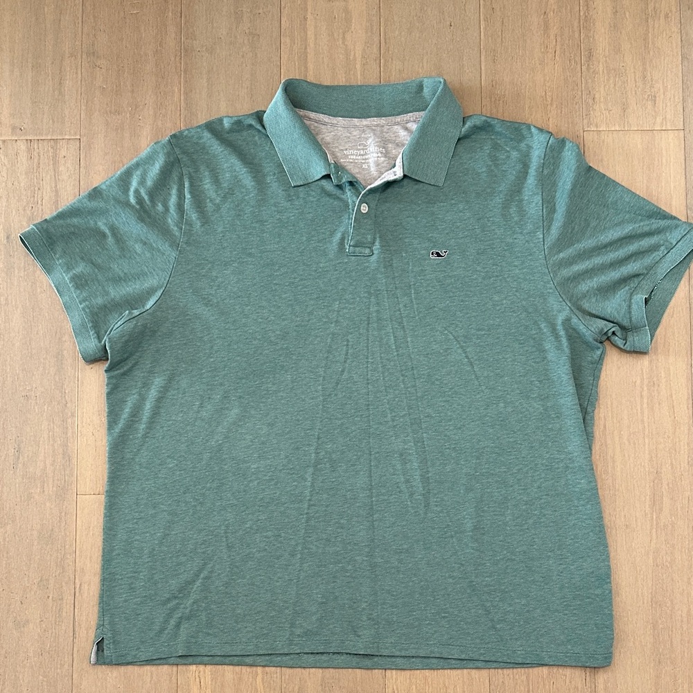 Vineyard Vines Light Green Polo Shirt Classic Capsule Minimalist
